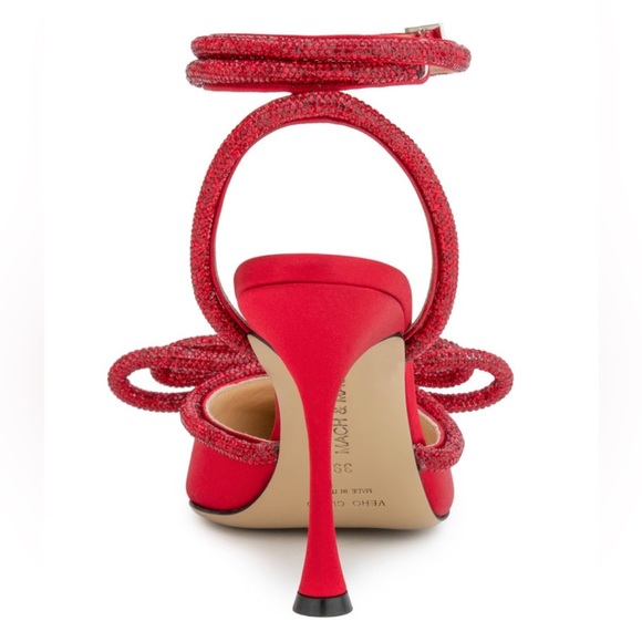 MACH & MACH Double-Bow Crystal-Embellished Pumps - Picture 6 of 14